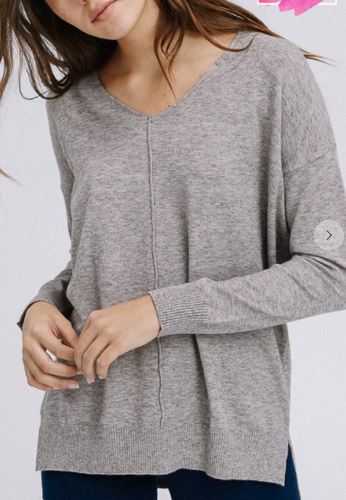 241 VISCOSE POLYESTER NYLON FASHION TOP TA1002P CHARCOAL