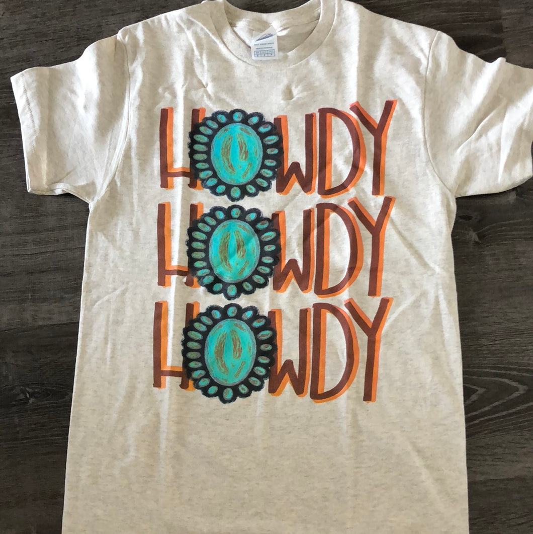 210 Howdy graphic tee