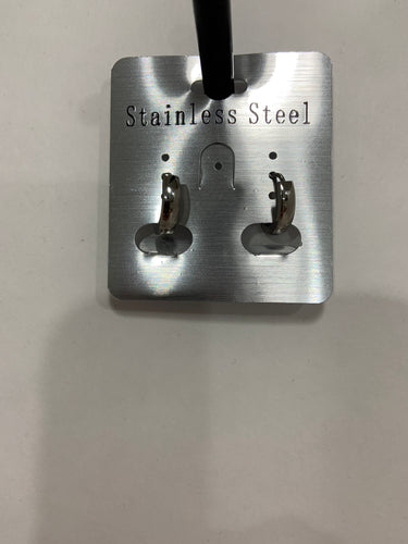 Snap together small hoop earrings