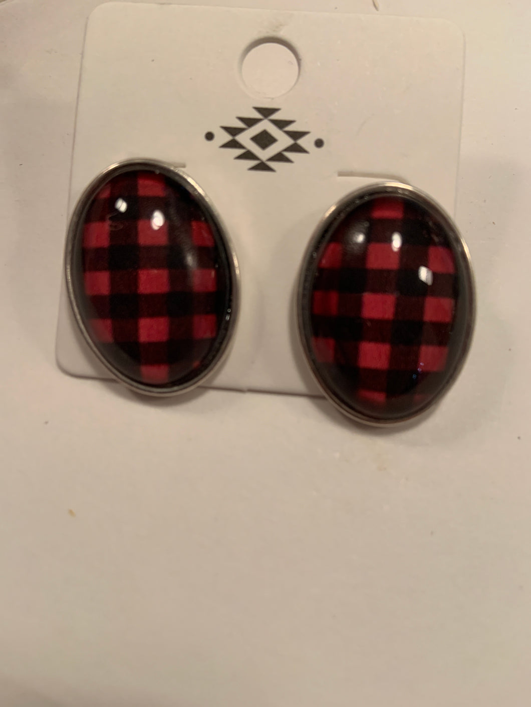 Plaid earrings Most