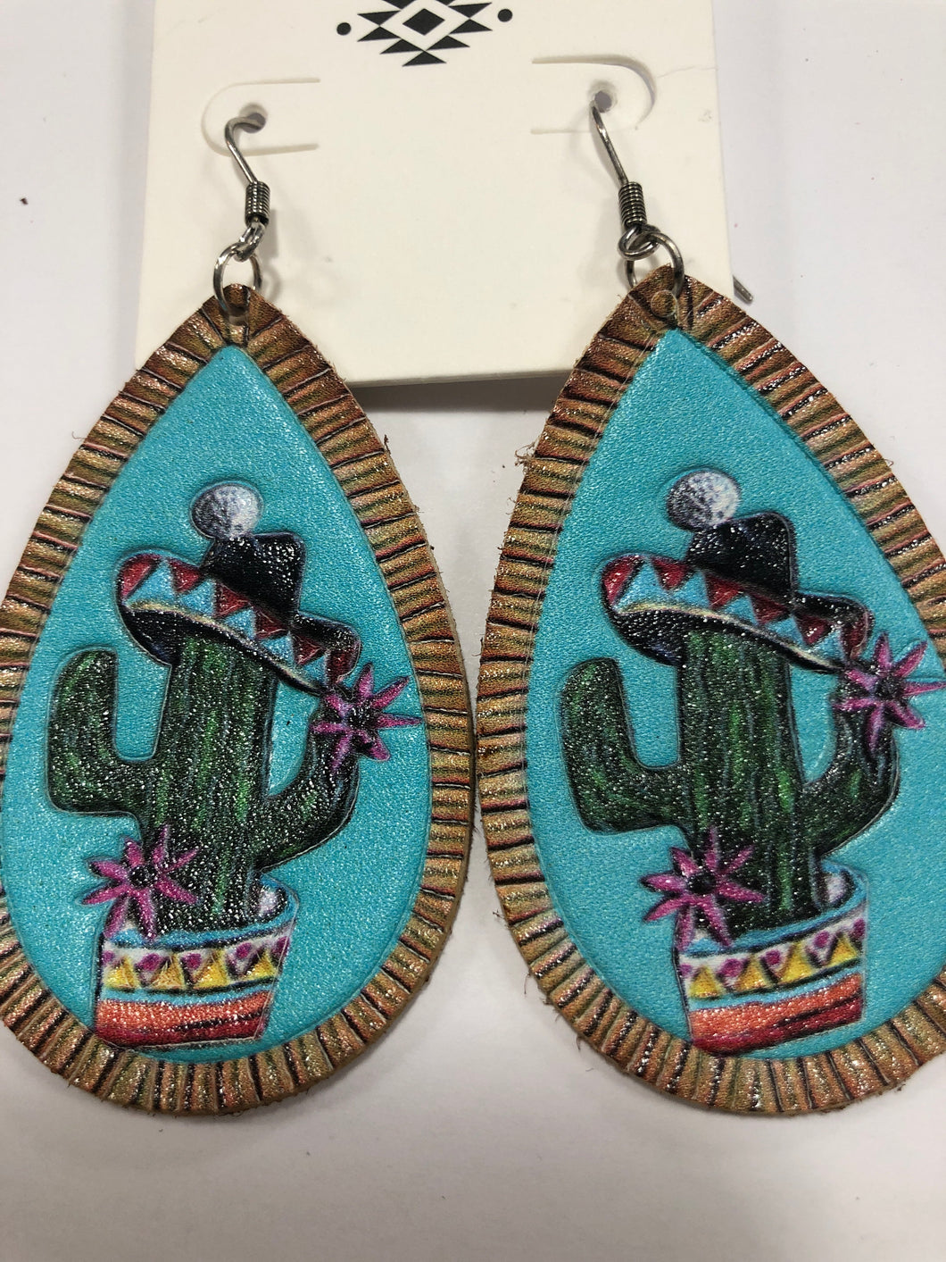 Cactus earrings