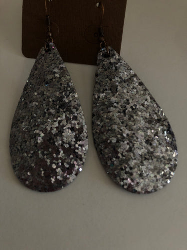 Earrings/ dark bling