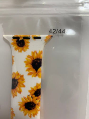 Sunflower white Apple Watch band 42/44