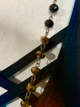 Load image into Gallery viewer, Cheetah tassel with chain beads