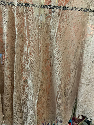 Taupe lace top