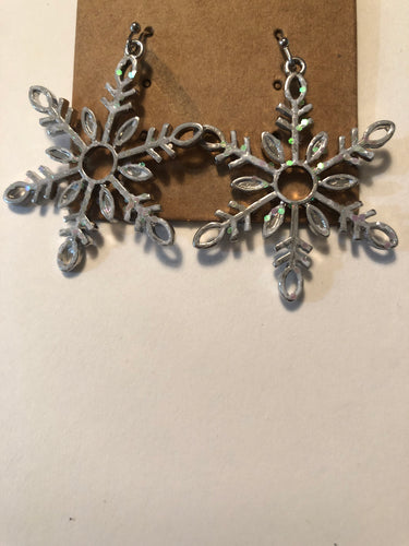 Earrings snowflake