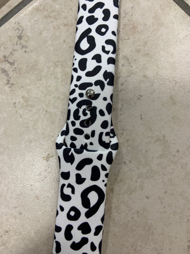 Black and white print Apple Watch band 42/44