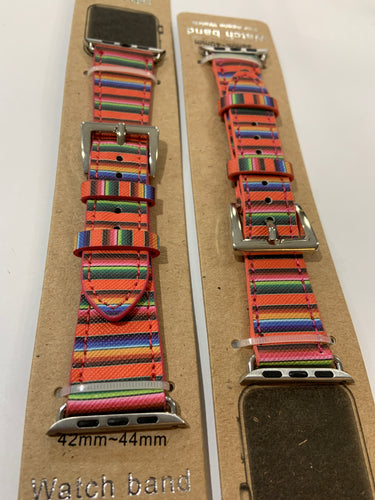 Orange Sarape Apple Watch band