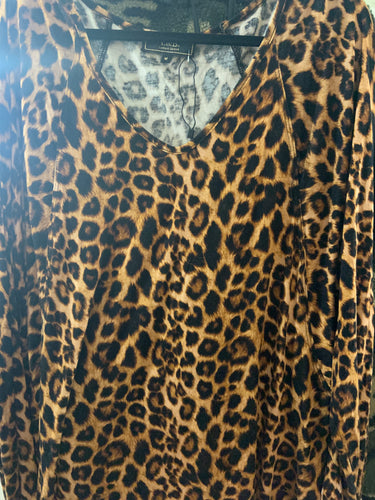 Cheetah dress long sleeve