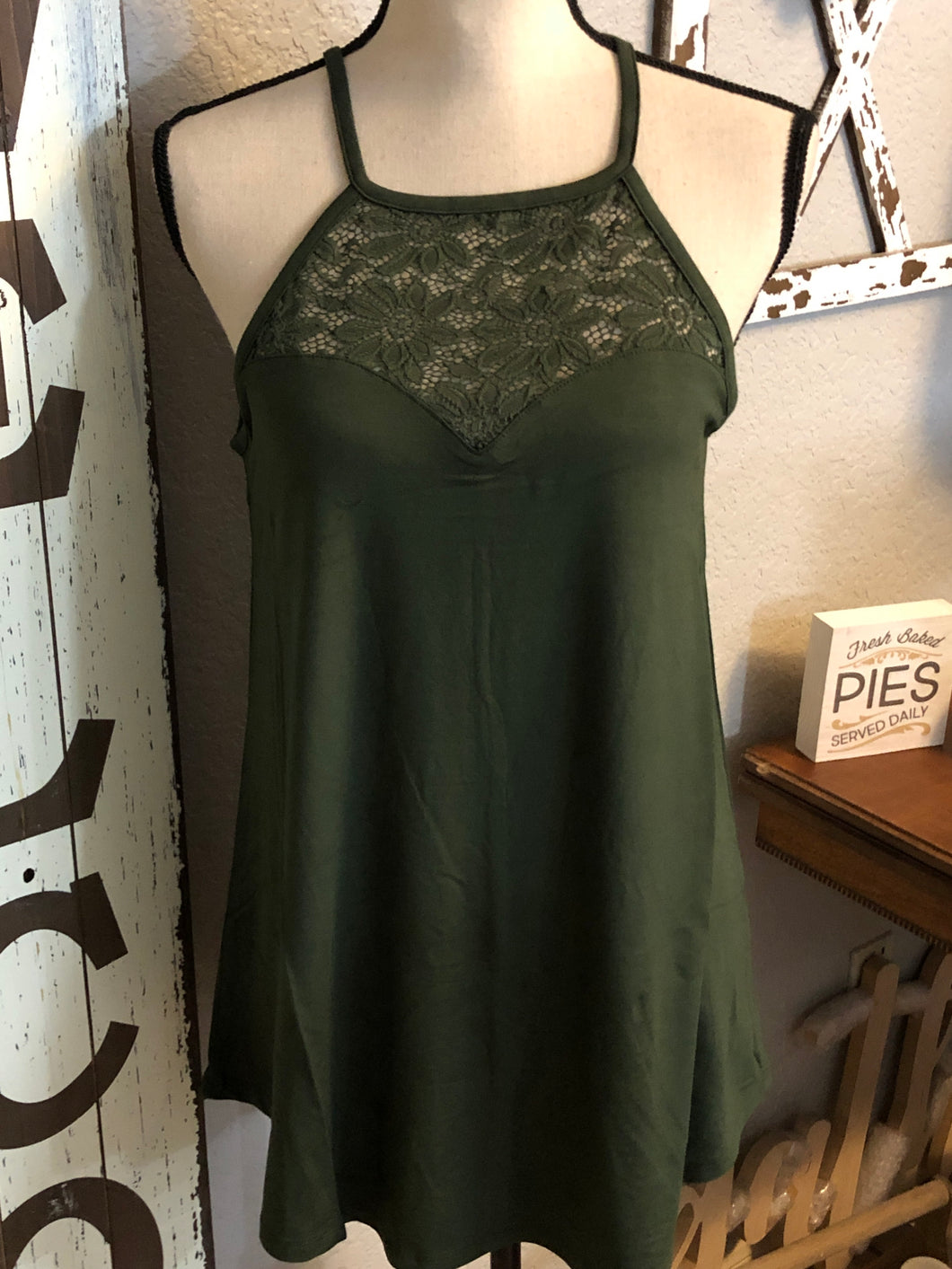 303 Army green rocker tank