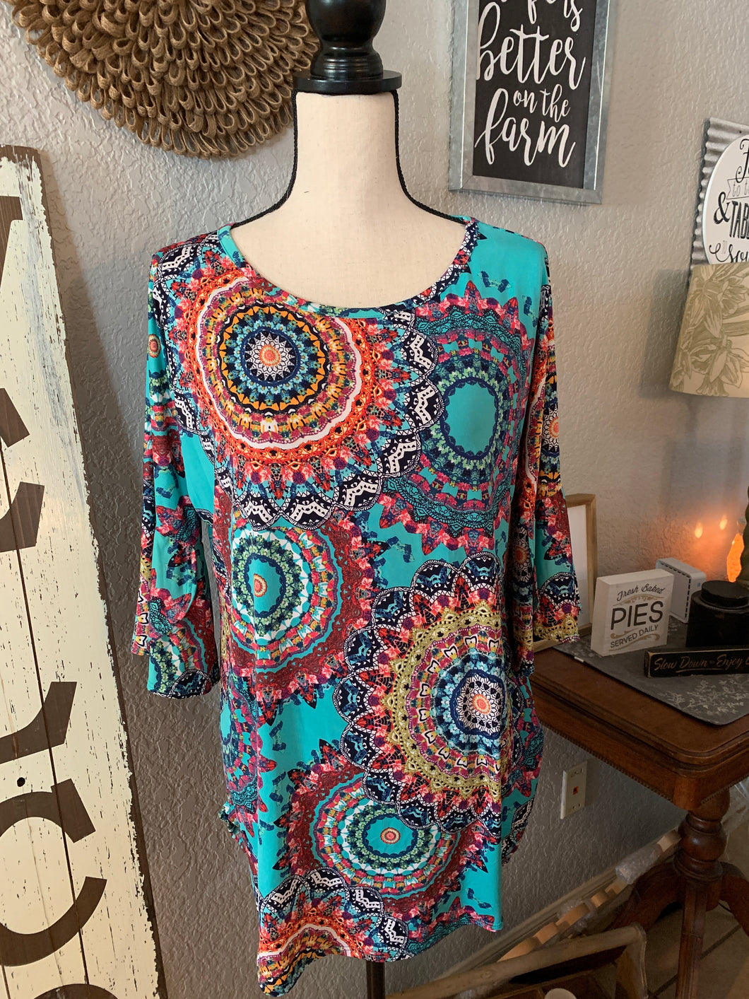 Top turquoise medallions