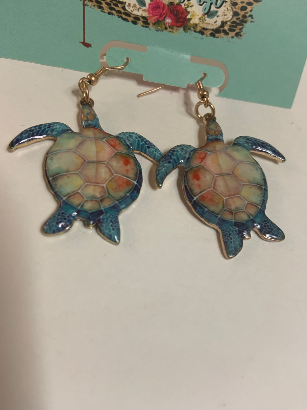 Sea turtles earrings