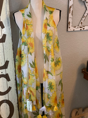 Sunflower 🌻 kimono vest