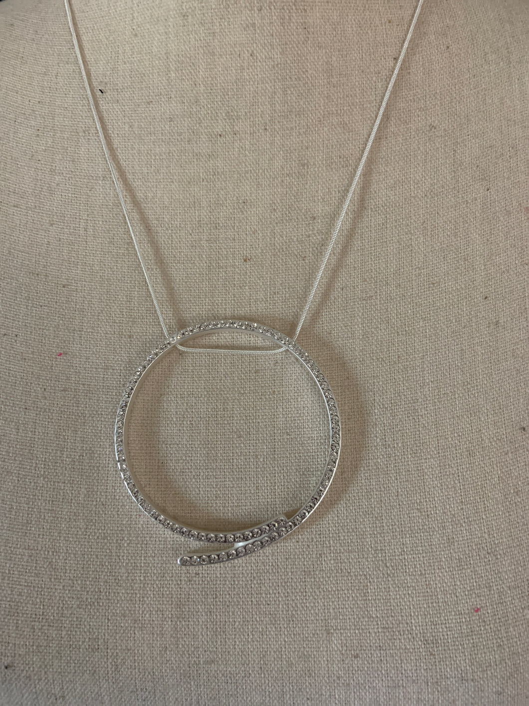 Bling  necklace pull cord