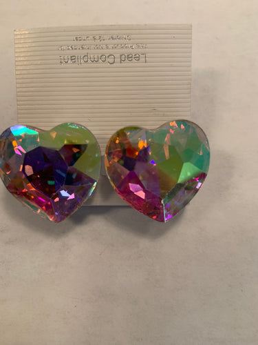 Iridescent earrings