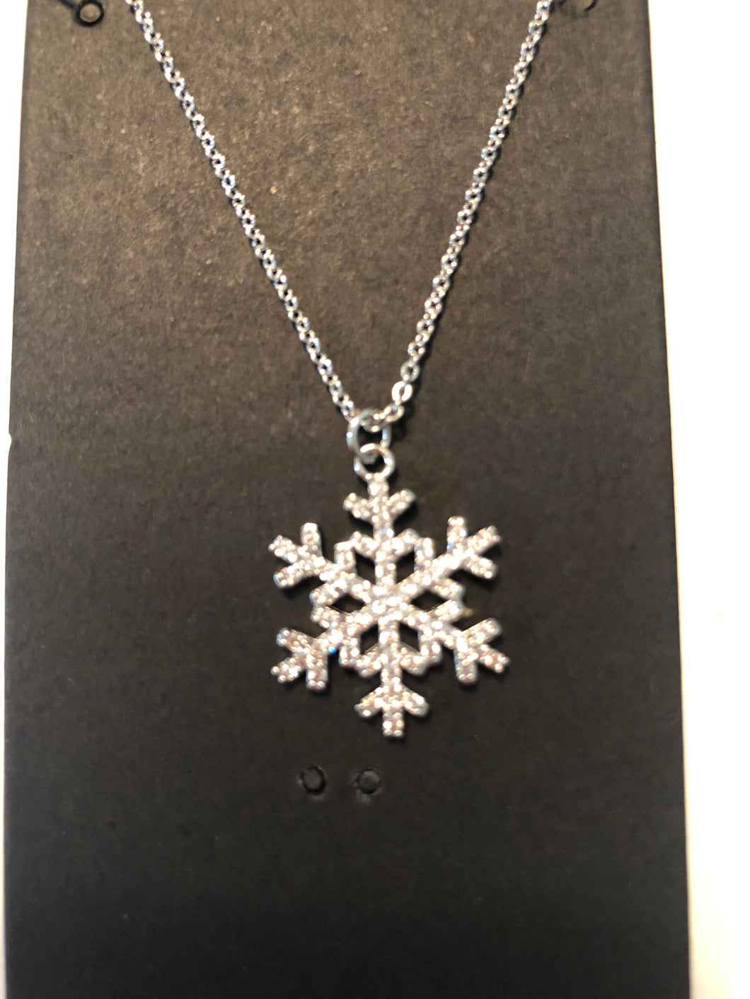 Necklace snow flake cubicZ