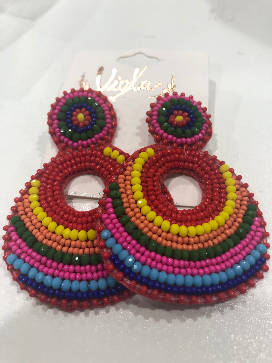 Earrings rainbow 222