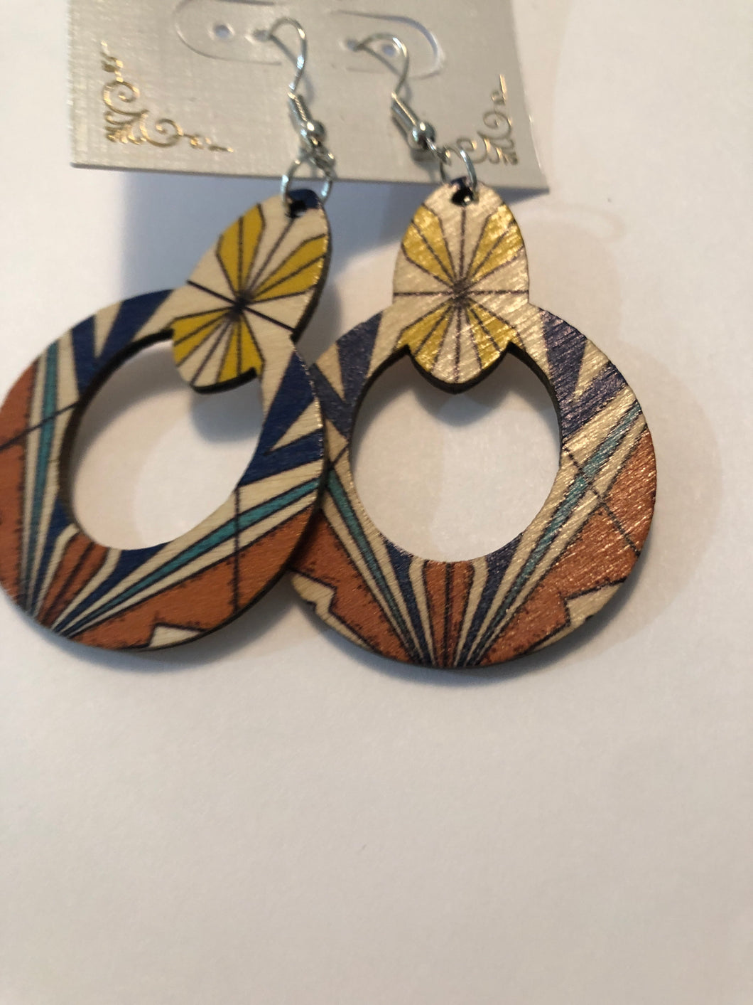 Earrings abstract 104