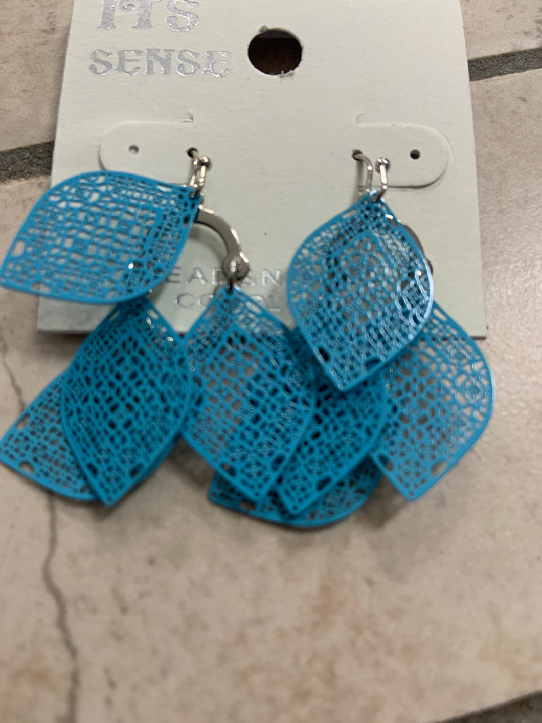 Sky blue earrings