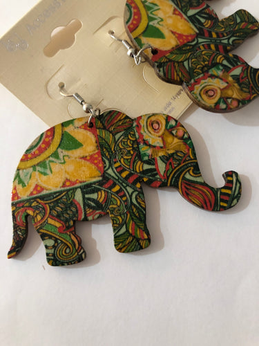 Earrings elephant 114