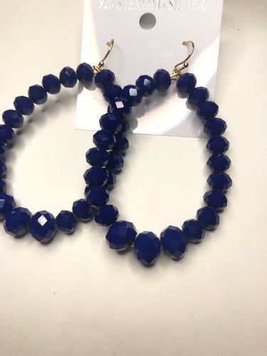 Royal blue earrings
