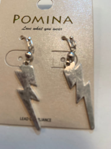 Lightning bolt earrings