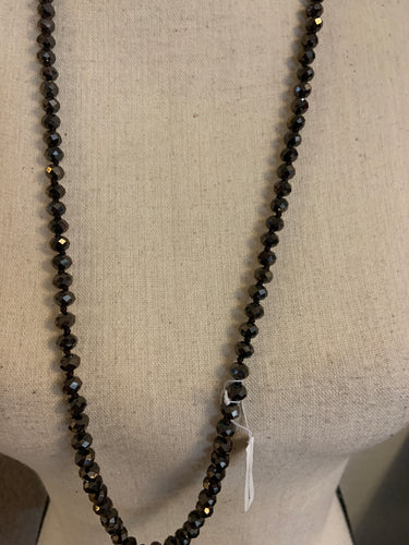 Gunmetal Shorty beads
