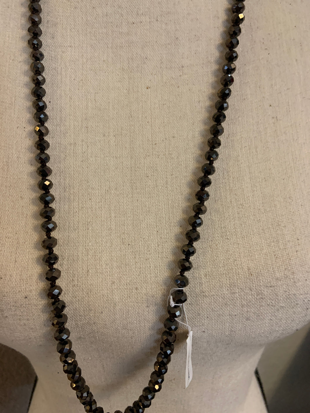 Gunmetal Shorty beads