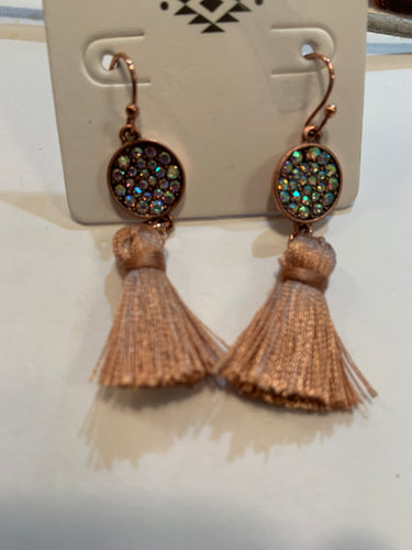 Small tassel earrings