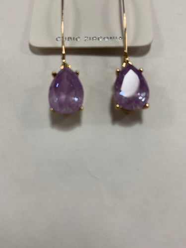 Light Purple translucent earrings