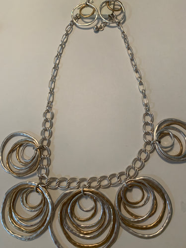 Necklace set multi metals