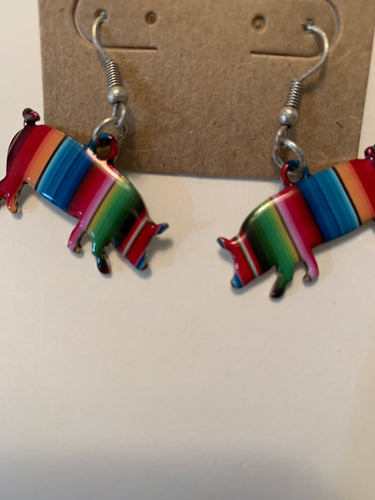 Earrings serape Bacon