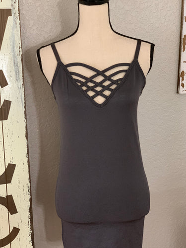 Tanklette steal gray