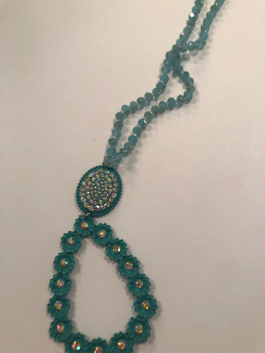 Turquoise necklace set 115