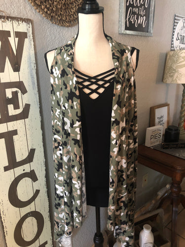 Kimono camo stretchy