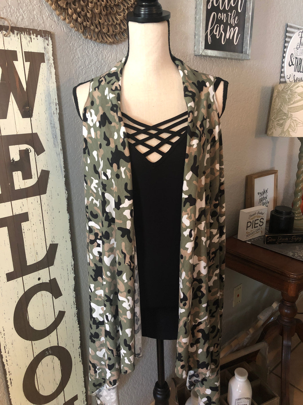 Kimono camo stretchy