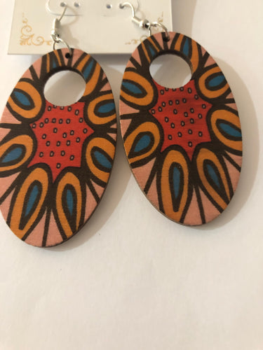 Earrings oval 117