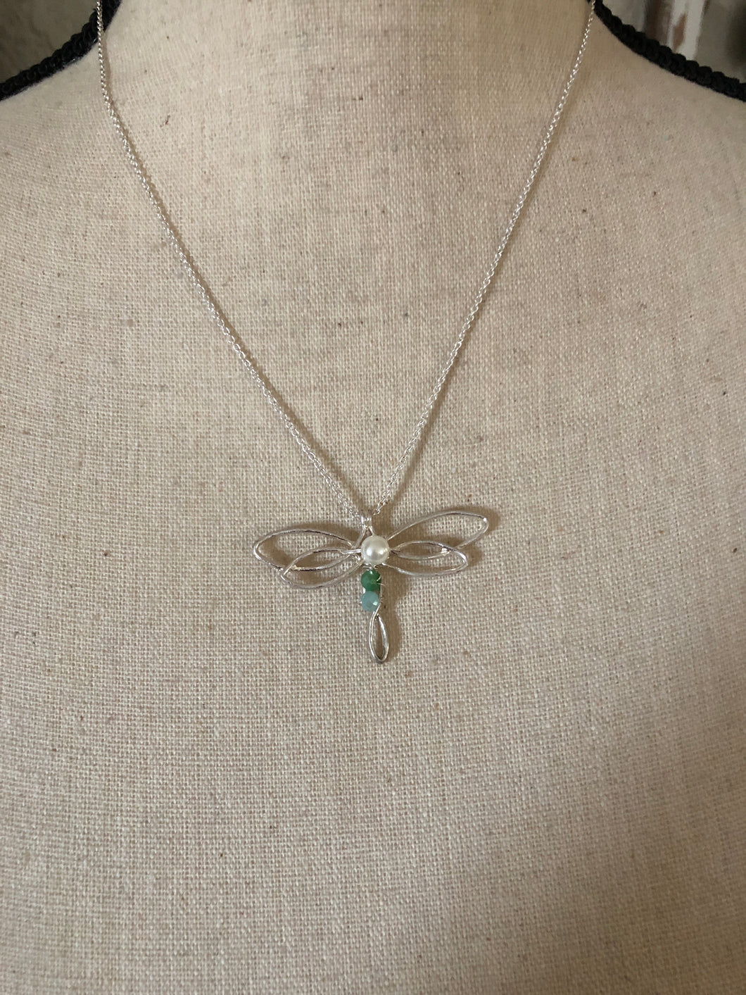 Dragon fly necklace set