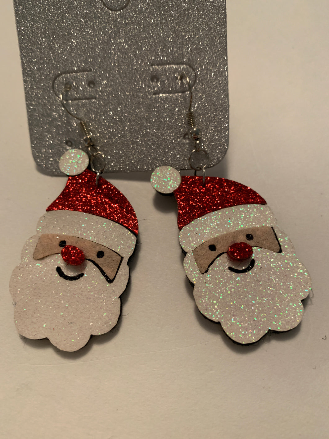 Earrings holiday santa