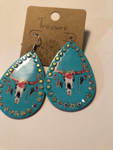 Earrings bull 789