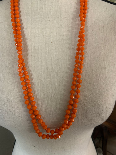 Pumpkin orange beads