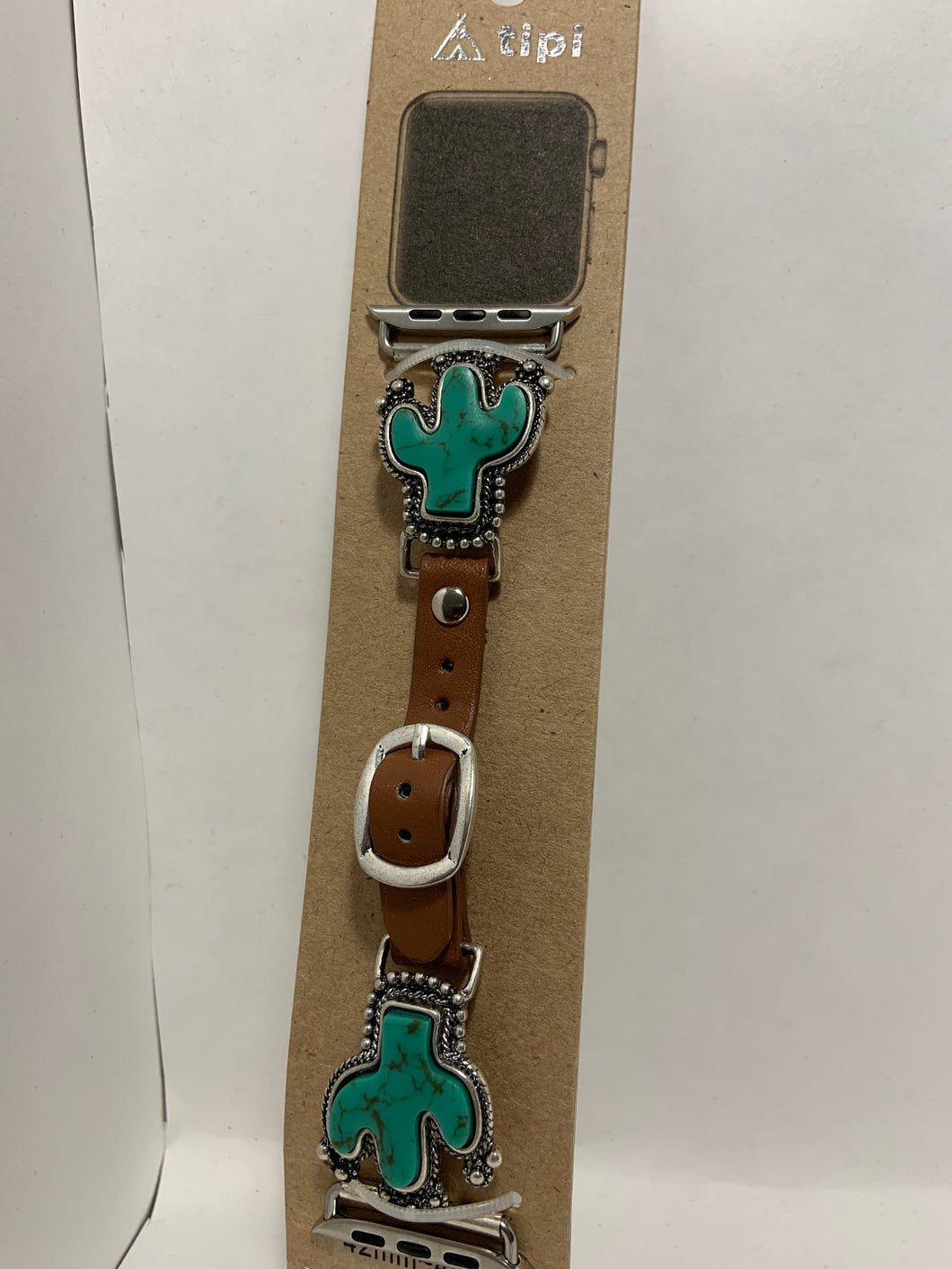 Apple Watch band turquoise cactus 42-44 mm