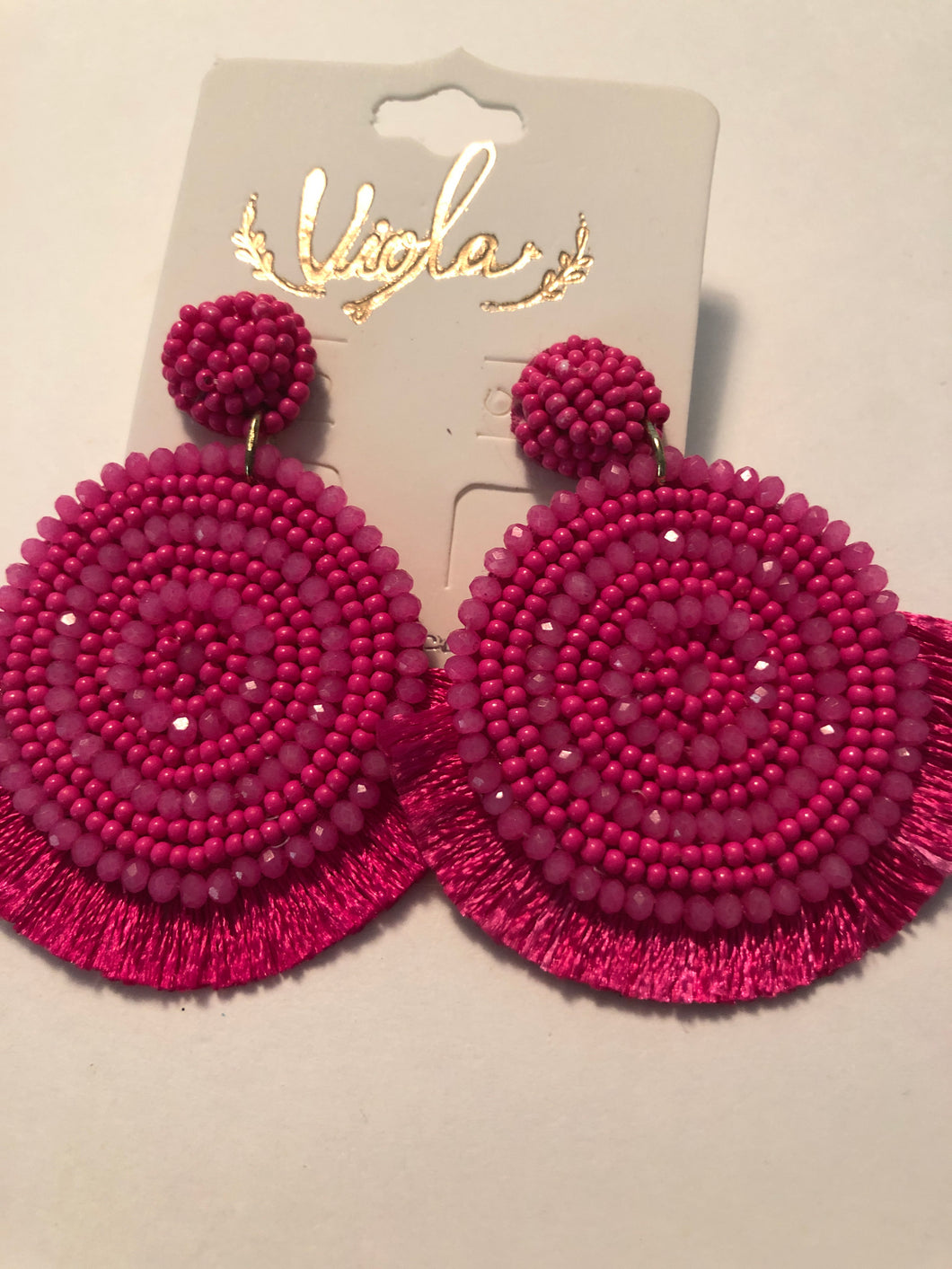 Earrings hpink 113
