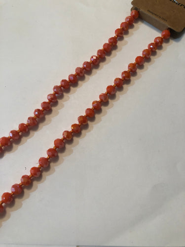 Beads shorty coral