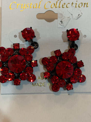 Red earrings345