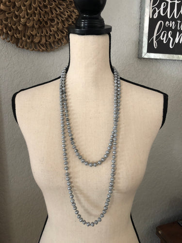 Beads matte gray