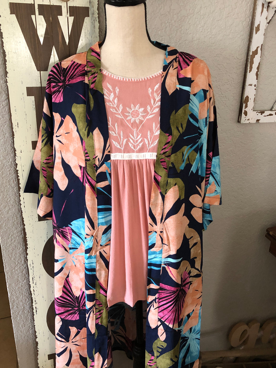 Floral kimono o/s