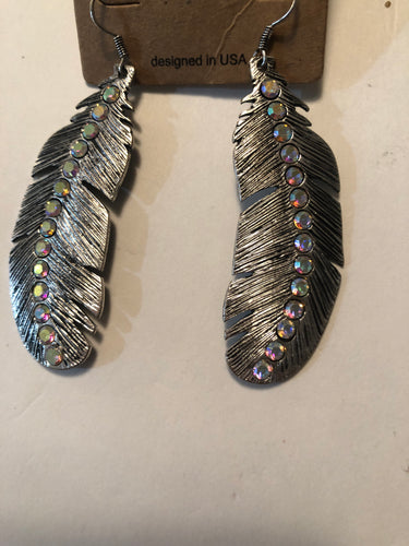 Earrings feather 223