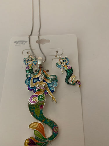 Necklace set mermaid