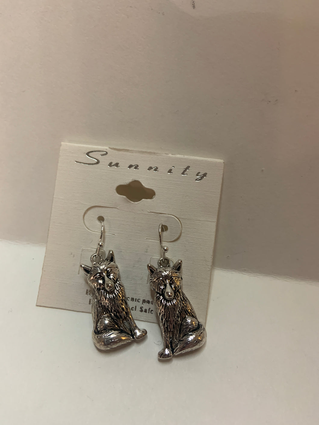 Wolf earrings